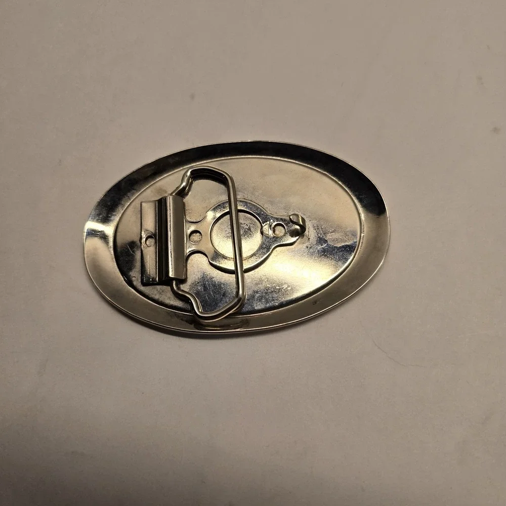 Vintage Honda Goldwing Aspencade‎ Belt Buckle Silver Black Enamel GW Est 1975